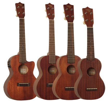 300 Series All-Solid Ukuleles